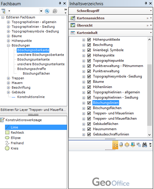 Fachbaum - Konstruktion - Layer