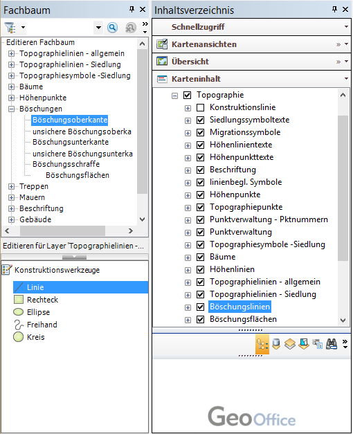 Fachbaum - Konstruktion - Layer