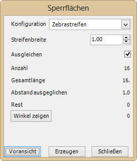 Sperrflächen - Tool