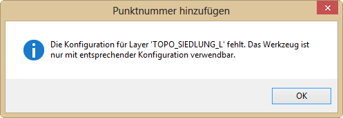 Fehler: kein konfigurierte Feature