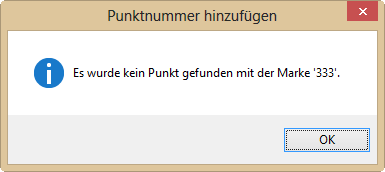 kein Punkt gefunden