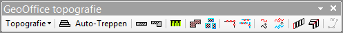 Werkzeugleiste GeoOffice topografie
