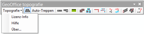 Menü Topographie