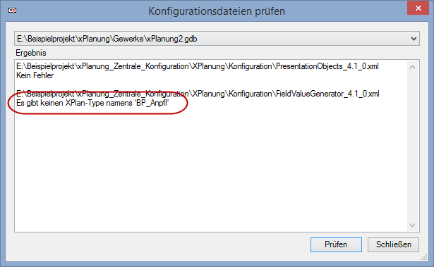 Administration_Admin-Werkzeuge_Konfigurationsdateien-pruefen_DB-Objekt-Fehler