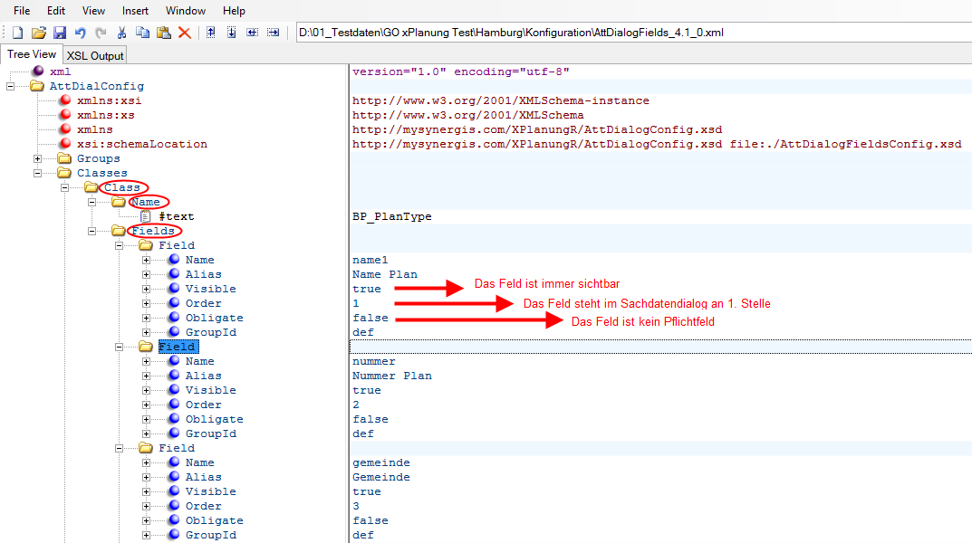 Ausschnitt aus dem XML-File AddDialogFields.xml