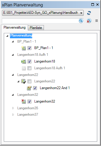 xPlan Planverwaltung 