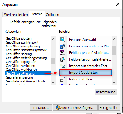 Import Codelisten _ 2