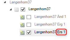 Darstellung der Ersetzung in der Planverwaltung Darstellung der Ersetzung in der Planverwaltung