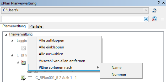 Planverwaltung_Kontextmenü